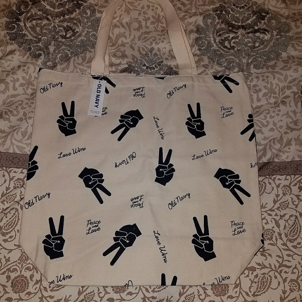 Old Navy canvas tote